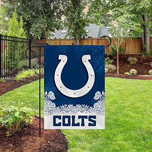 Image of Rico Industries NFL Standard /Primary 13 inch x 18 inch Double Sided Garden Flag - Great Gift for Men, Women, & Fans