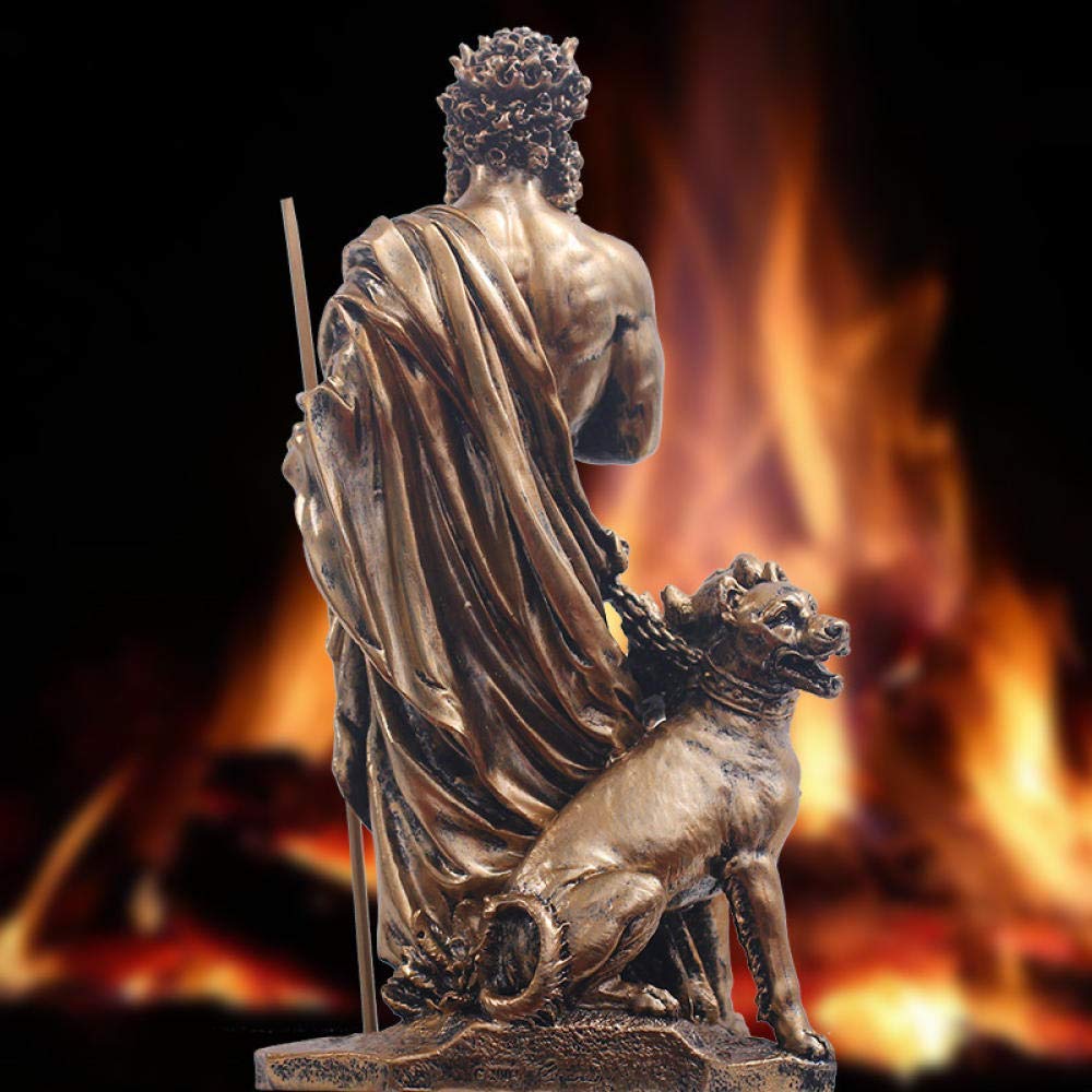 Statua ozdoby rzeźby figurka zwierzę statuetka ozdoby dekoracja żywica grecki bog postać model rzeźba wojownik rycerz bar salon prezent dekoracja