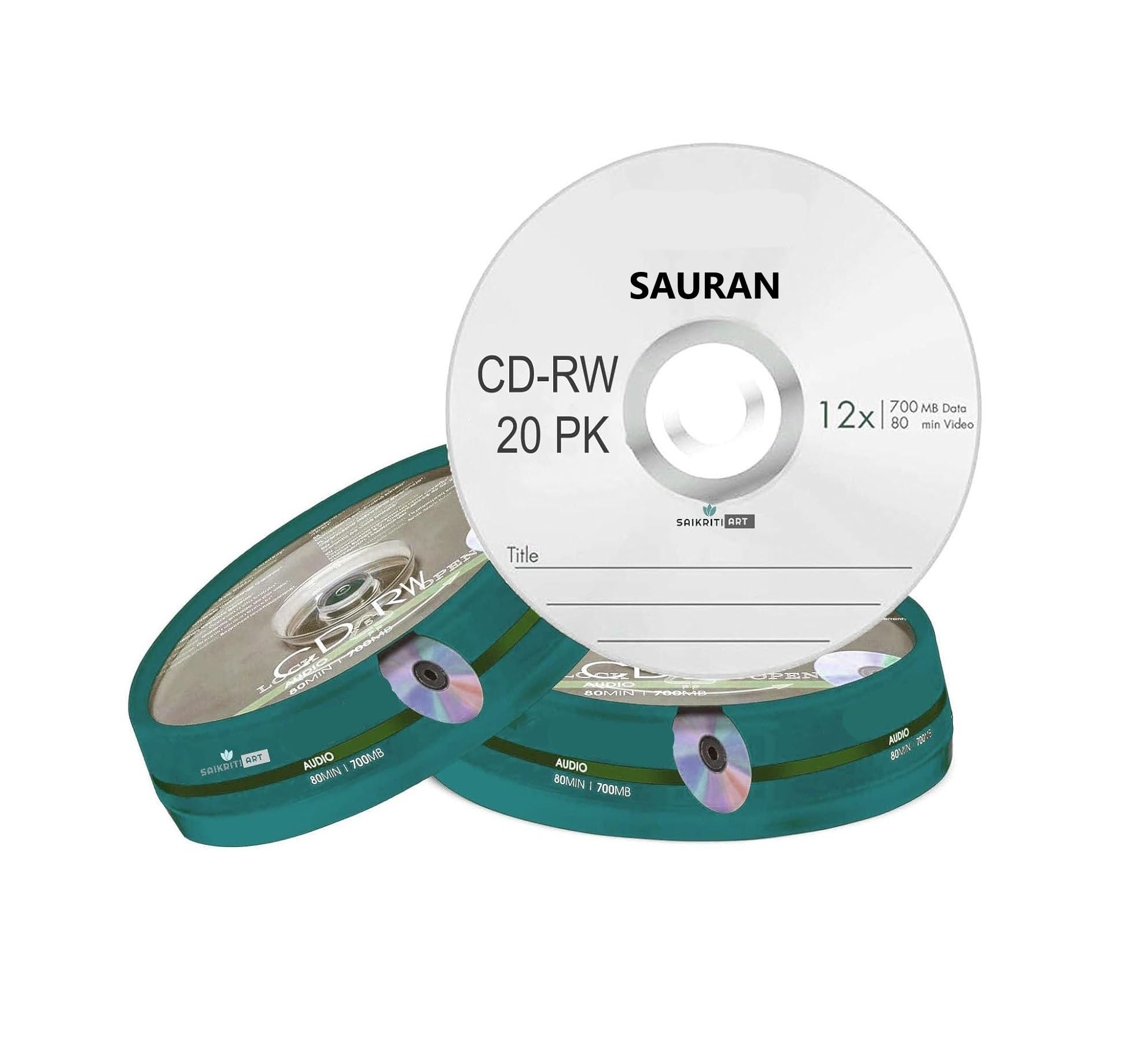 SAURAN CD-RW Blank Digital CD Rewritable 700MB Data Storage (5)-image-4
