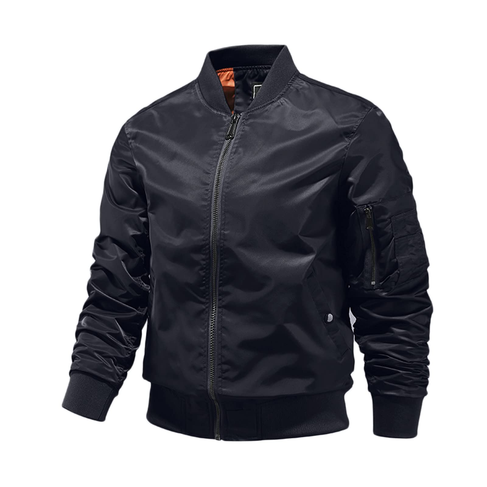 Regenjacke Wasserdicht Men s Winter Stehkragen Werkzeuge Mantel Reißverschluss solide lässige Outdoor-Revers Baggy Outdoor-warmer Ou