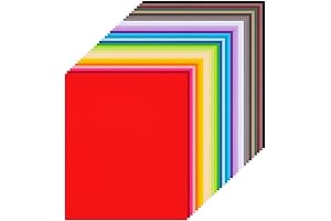 Koogel Construction Paper: 40 Sheets A4 DIY Craft Paper, Cardstock for Card...