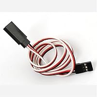 Vista 6 de Extensión servo de 3 pines, macho y hembra JR Plug servo Cable de extensión de plomo, utilizado para aviones RC Quadcopter (6 tamaños) 5.9 in/5.9