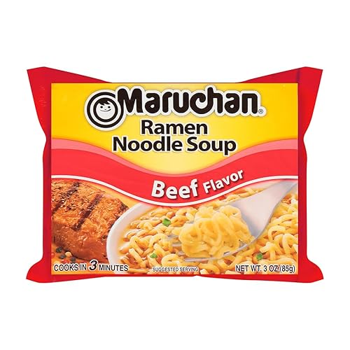 Maruchan Sopa de fideos ramen, carne de res, 3 oz