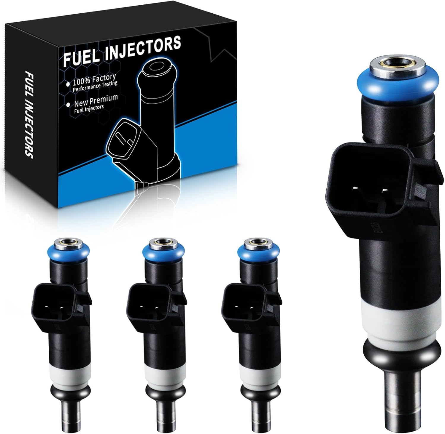 Fuel Injectors for:-Jeep Compass 2.0L 2.4L 2007-2017 for:-Dodge Caliber 2007-2012 Avenger Journey for:-Chrysler 200 2011-2014 Sebring OE#FJ1058, 04891577A