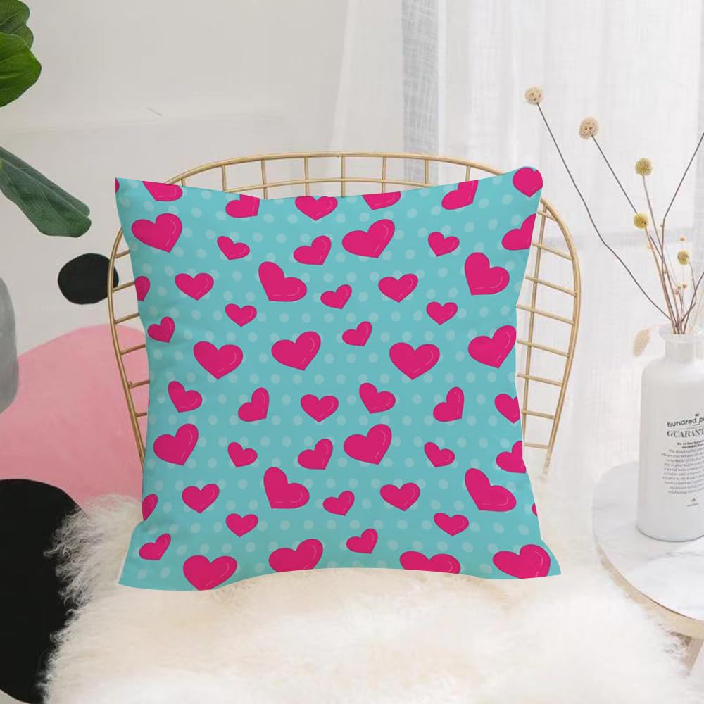HYMSXW Cushion Cover,Throw Pillow Case Home Decorative for Living Room Bedroom Sofa Chair 20X20 Inch,Cute hand draw seamless pattern in pastel.,Pillowcase 50X50cm