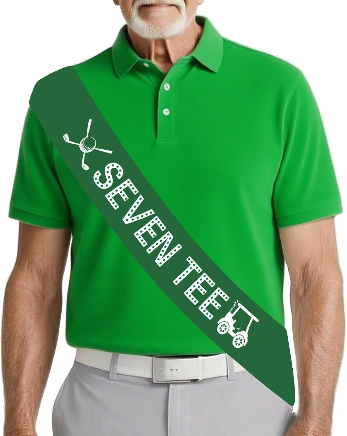 Golf 30th Birthday Decoration, Thir tee Satin Sash for Men, Sports 30 Year Old Birthday Party Supplies Gifts Celebrations Accessories