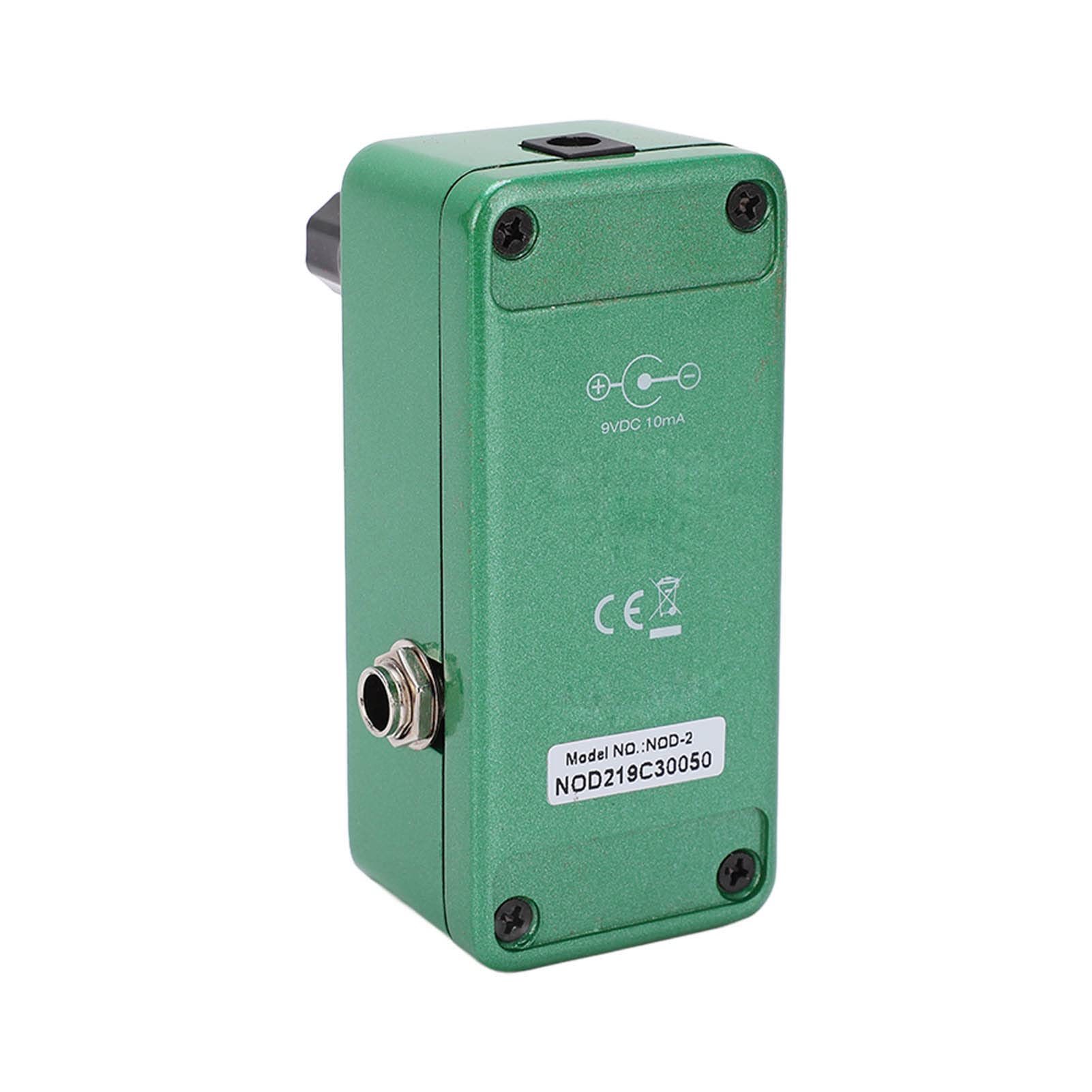 Pedale effetto per chitarra TUBE MAN Overdrive Mini accessorio per strumento regolabile Verde Qualità professionale Suono caldo e naturale per chitarristi elettrici Guscio in
