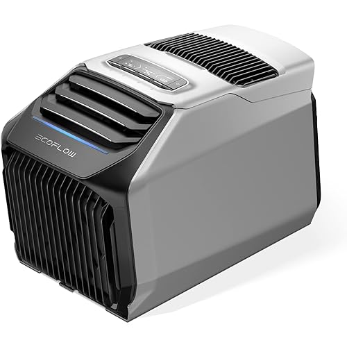 EF ECOFLOW Wave 2 Portable Air Conditioner, Air Conditioning Unit with Heat, Air Portable AC for Outdoor Tent Camping/RVs or Home Use (Battery Not Included)