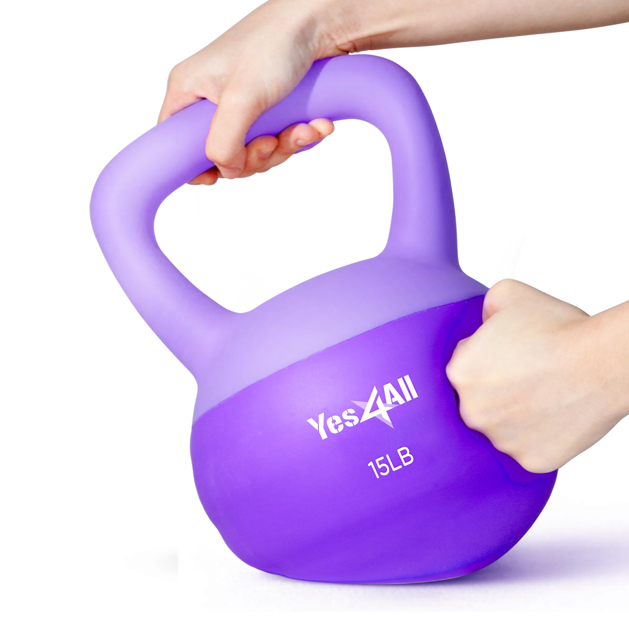 Yes4All Kettlebell Soft - 6,8 kg - Viola