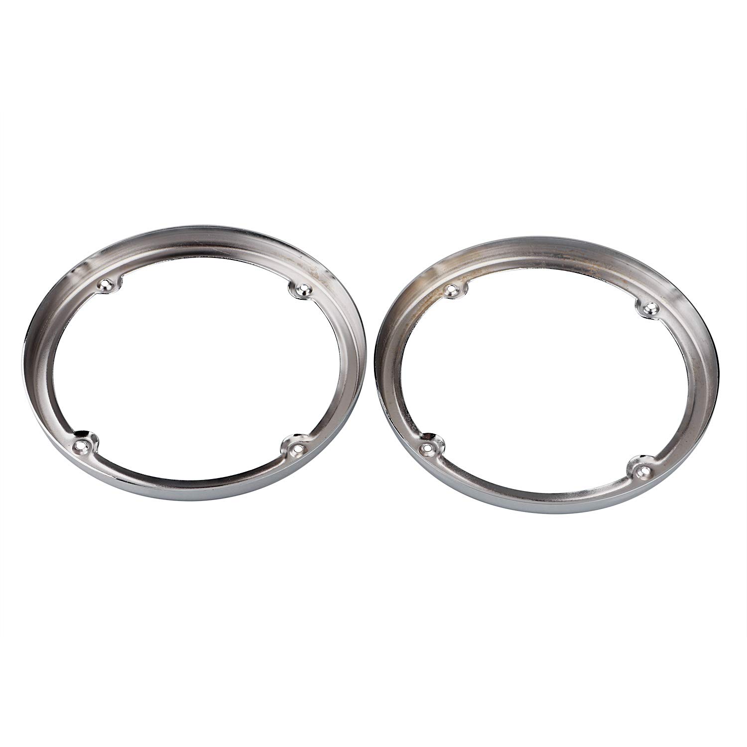 YDLMT Motorcycle Chrome Rear Speaker Trim for Harley Touring Electra Tri Street Road Glide Ultra Limited 2014-2023