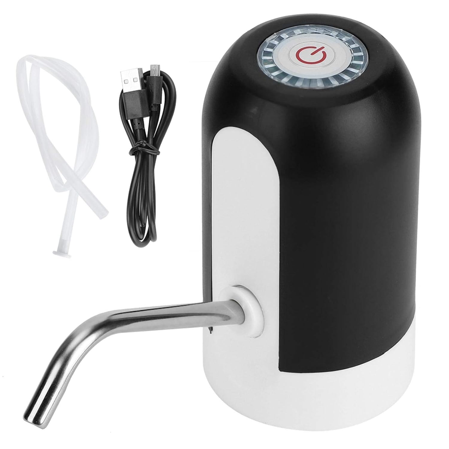 SShop Automatic Drinking Cooler USB Charger Portable Pump Dispenser| Wireless Water Can Dispenser Pump for 20 LTR Bottle (Black & White) (B0D3F6JKJR) Amazon Price History, Amazon Price Tracker