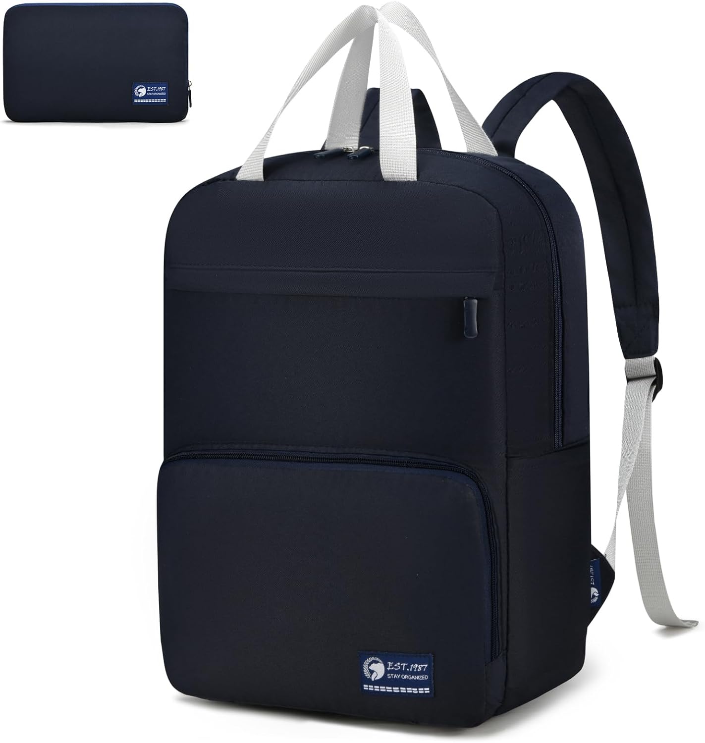 SPAHER Bagages Cabine 40x30x15cm Air France British Airways Pliable Sac a Dos Voyage Cabine Avion Femme Homme Bagage a Main Petit Sacs à Dos Loisir Impermeable 20L Travel Backpack, Bleu Profond SPAHER Bagages Cabine 40x30x15cm Air France British Airways Pliable Sac a Dos Voyage Cabine Avion Femme Homme Bagage a Main Petit Sacs à Dos Loisir Impermeable 20L Travel Backpack, Bleu Profond