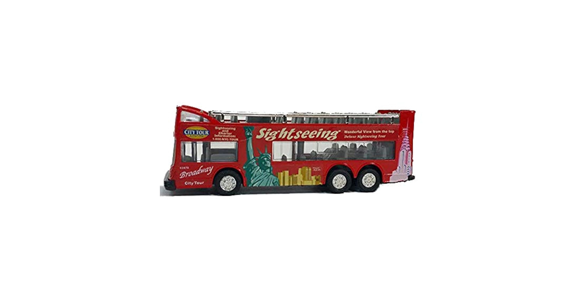 Amazon.com: toywonders New York City NYC Double Decker NYC