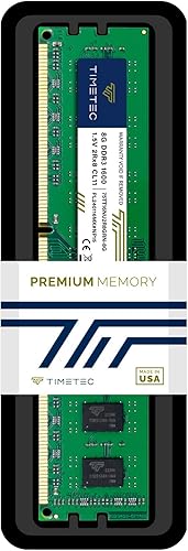 Miniatura 7 de Timetec 8 GB DDR3 1600 MHz (DDR3-1600) PC3-12800 Módulo RAM de memoria RAM sin ECC sin búfer 1,5 V CL11, 2Rx8, doble rango, 240 pines, UDIMM para