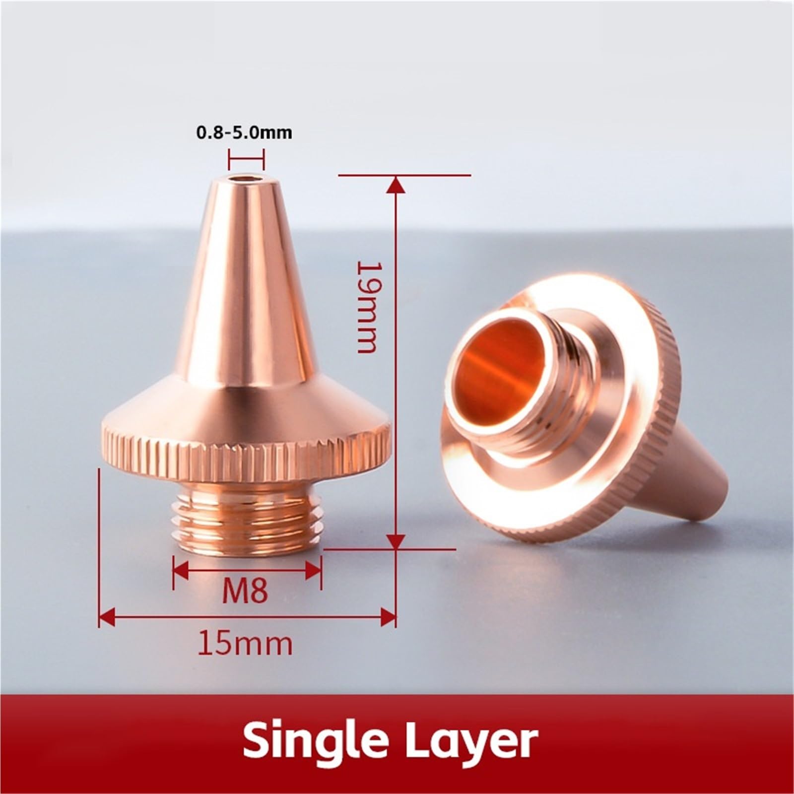 D15 M8 H19 Ugello for taglio laser 3D