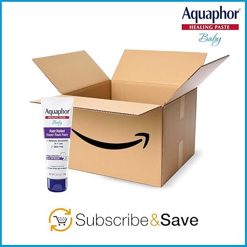 Miniatura 4 de Aquaphor Pasta para pañales para bebés para erupciones serias y brotes de pañales tubo de 35 onzas