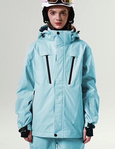 Miniatura 6 de PHIBEE Chaqueta de esquí transpirable impermeable para mujer