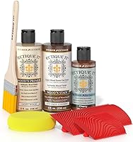 Vista 37 de Retique It Kit de acabado para encimera de madera – Vaya más allá de la imitación de madera con imprimación base de madera líquida y tintura en gel