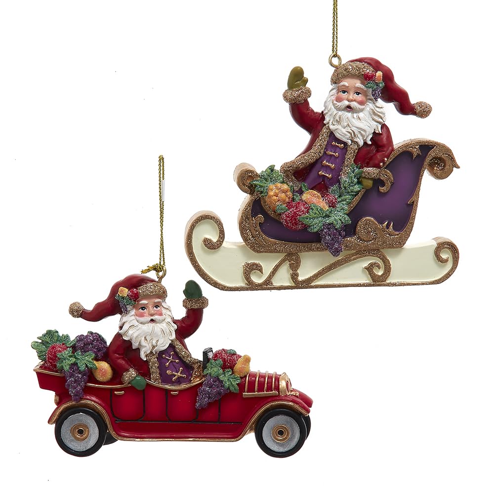 Décoration de voiture en résine incassable pour sapin de Noël avec enfants