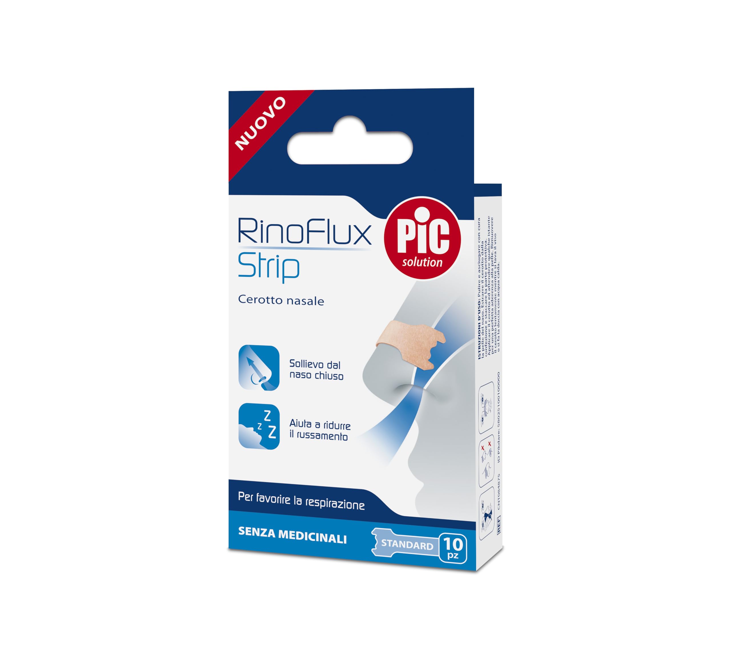 Rinoflux cerotto nasale std10p