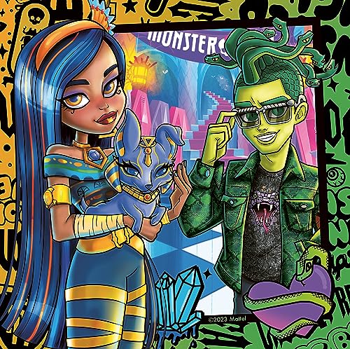 Ravensburger Monster High 3x 49 Piece Jigsaw Puzzles for Kids Age 5 Years Up, Multicoloured, 17.8 x 17.8 cm - Image 4
