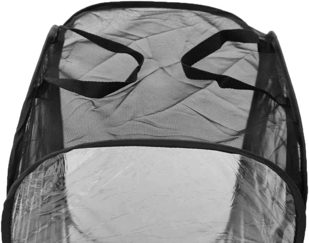 2X Net Cage Breeding Box Terrarium Rearing Butterfly Outdoor Experiment Black