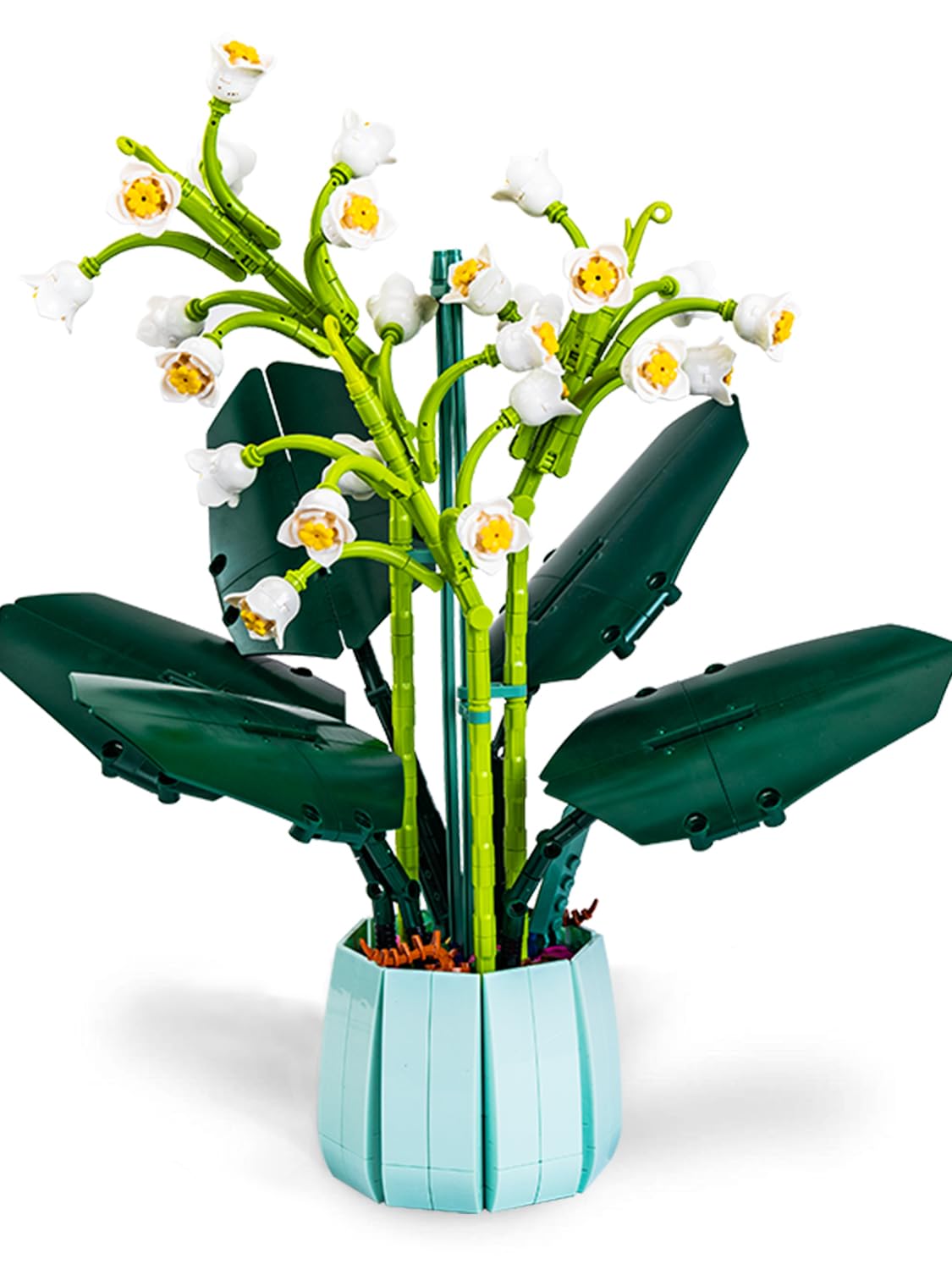 Buy BLOFABBRIC Bell Orchid Artifical Plant Building Set 610 Pcs