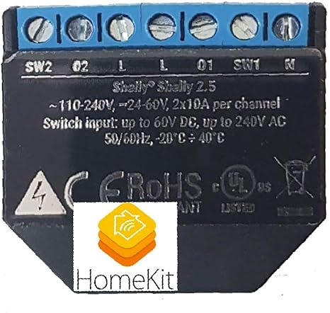 Shelly 25 homekit tapparella Garage con consumi Tende avvolgibili firmware by Passionedomotica Shelly 25 homekit tapparella Garage con consumi Tende avvolgibili firmware by Passionedomotica