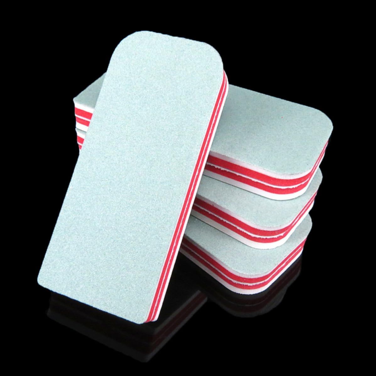 Gogogmee 10pcs Multi-Purpose Polishing Plates for Jewelry and Nails, Double-Sided Abrasive Grinding Tool Made of Sturdy Dinas Material, Convenient Buffing Blocks for Home and Salon Use