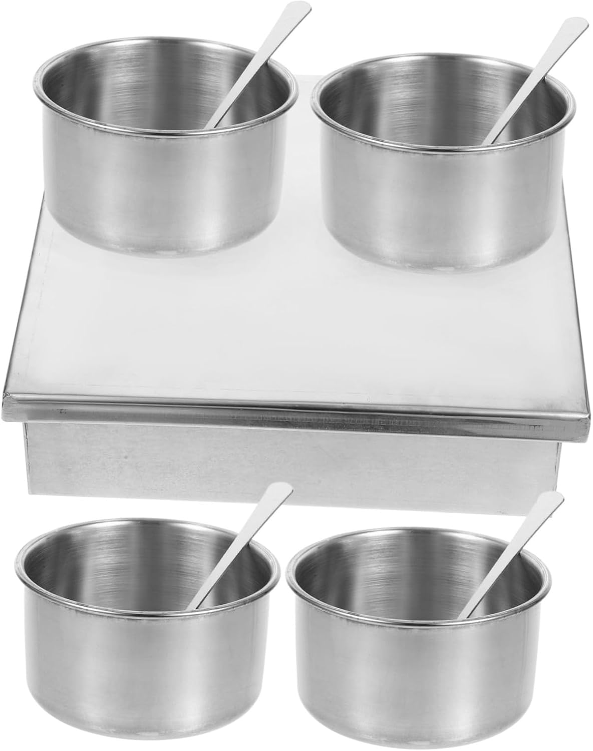 1set Stainless Steel Spice Container with Lids Kitchen Seasoning Jar for Easy Organization and Freshness for Cooking and Flavor Experimentation