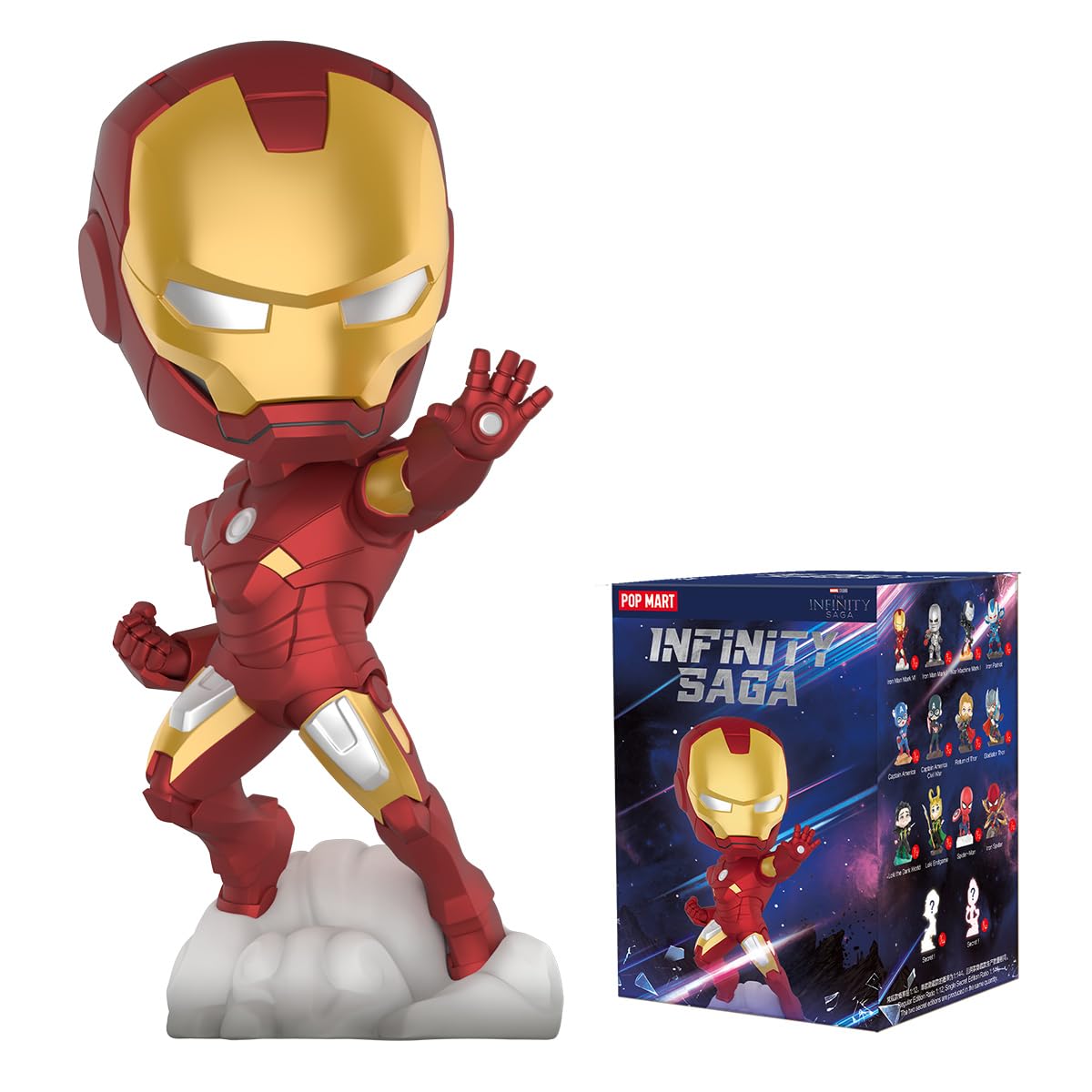 POP MART Marvel Infinity Saga Pop Figuren Series 1PC Premium Design Gifts for Women Fan-Favorite Collectible Chic Art Toy Action Figure