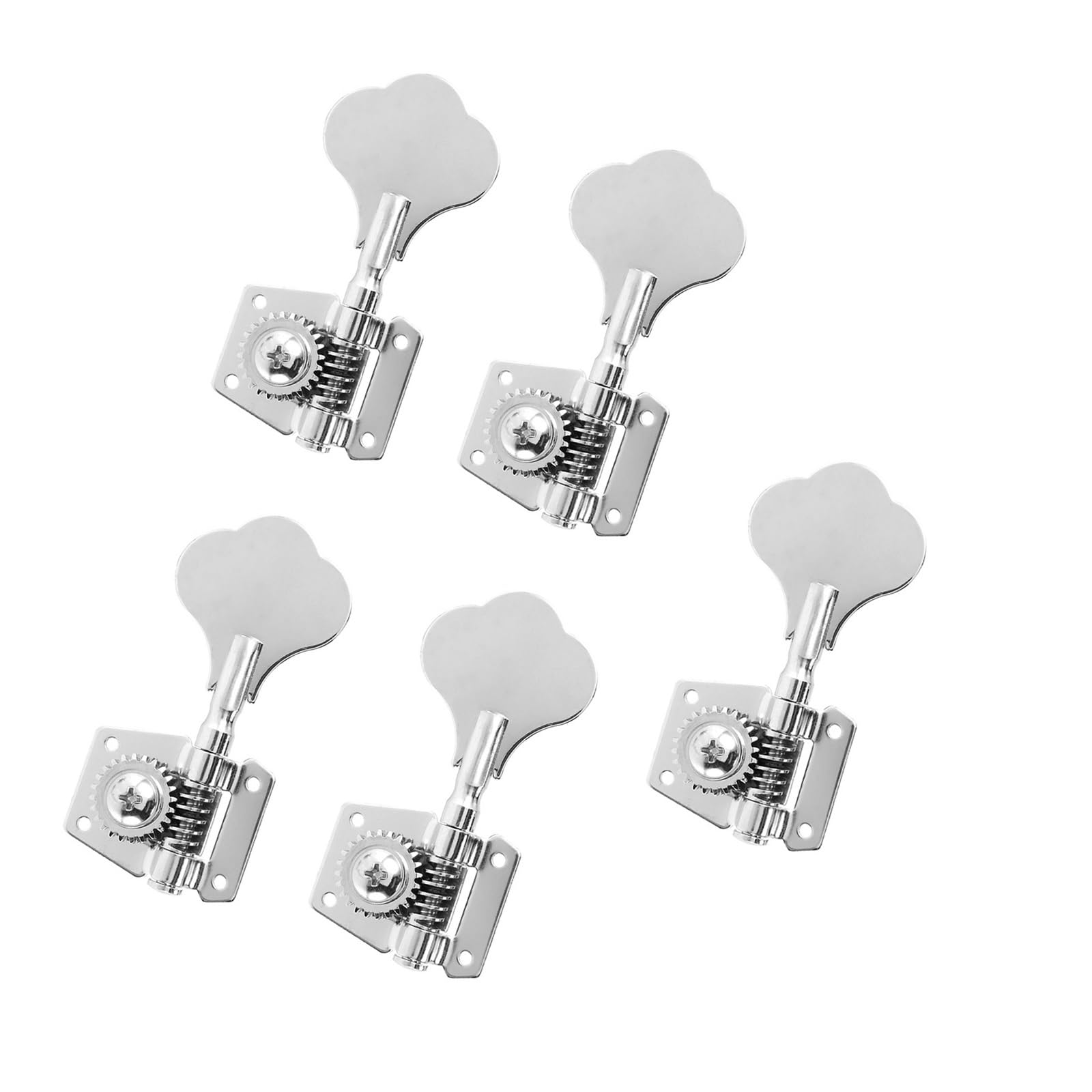 5 sztuk 1L4R Vintage bez pleców klucz do strojenia gitary Pin tunery maszynowe do gitary 5-strunowej Części Zamienne Do Głowicy Tunera Gitarowego