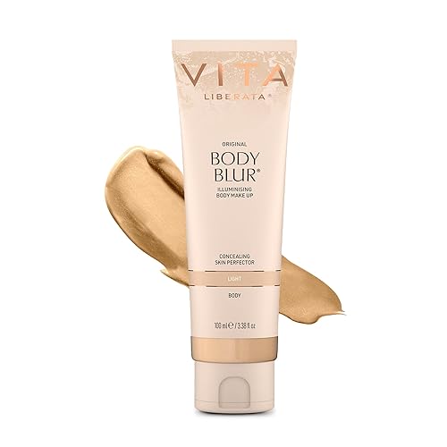 Vita Liberata Desenfoque corporal, maquillaje de piernas y cuerpo. Base corporal perfeccionadora de la piel para bronce impecable, fácil aplicación,