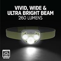 Vista 6 de Energizer Vision HD+ - Linterna frontal LED y funda para linterna, resistente al agua, con funda para linterna colgante, luz para exteriores