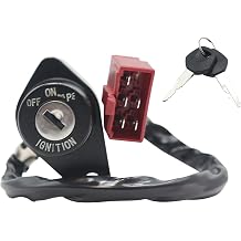 Motorcycle Ignition Switch 5-Pin,5-Wire with 2 Keys 27005-0032 27005-1257 for Kawasaki EN400 EN500 VN400 VN800 VN900 Vulcan 400 500 800 900 Classic Drifter Custom 1990-2022