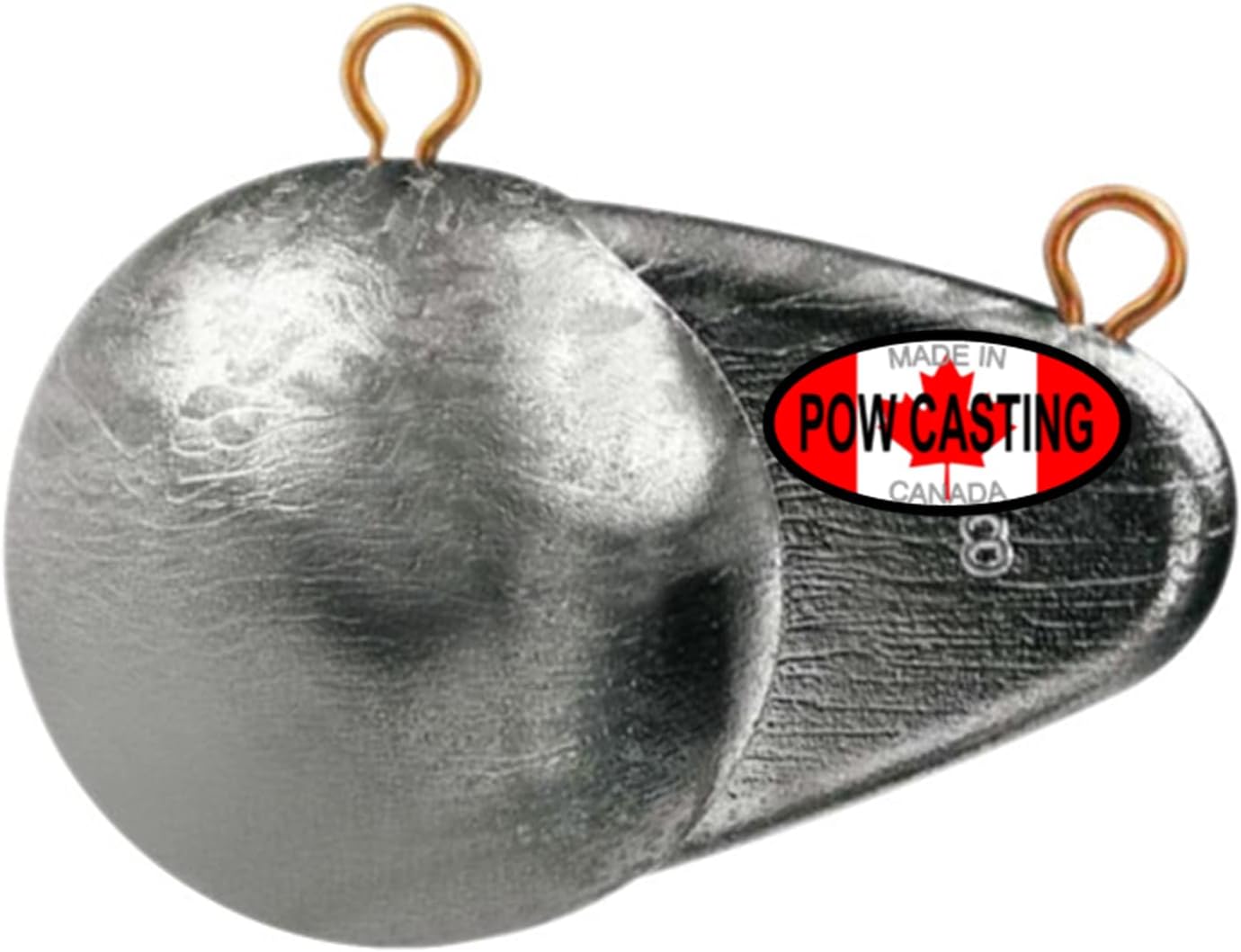 POWRBall Downrigger Weight by POW Casting, Proven Reliable Design, 8