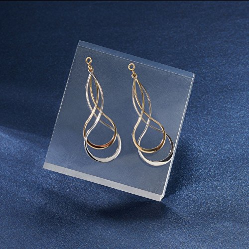 Ross-Simons Sterling Silver and 14kt Yellow Gold Earring Jackets3