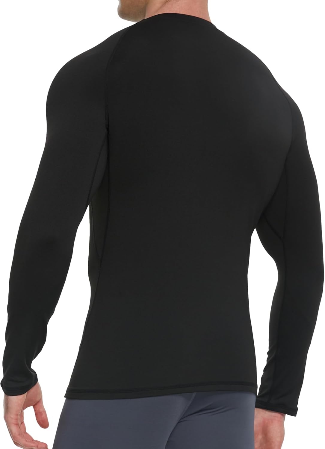 HovSiyla 5 Pack Long Sleeve Compression Shirts for Men Quick Dry Athletic Workout Base Layer Undershirt Tops for Gym Running