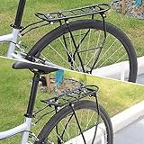 MEGHNA Fahrradgepäckträger Einstellbare Touring Fahrrad Gepäckträger Hinten passt für 26”-29“/700c Rennräder