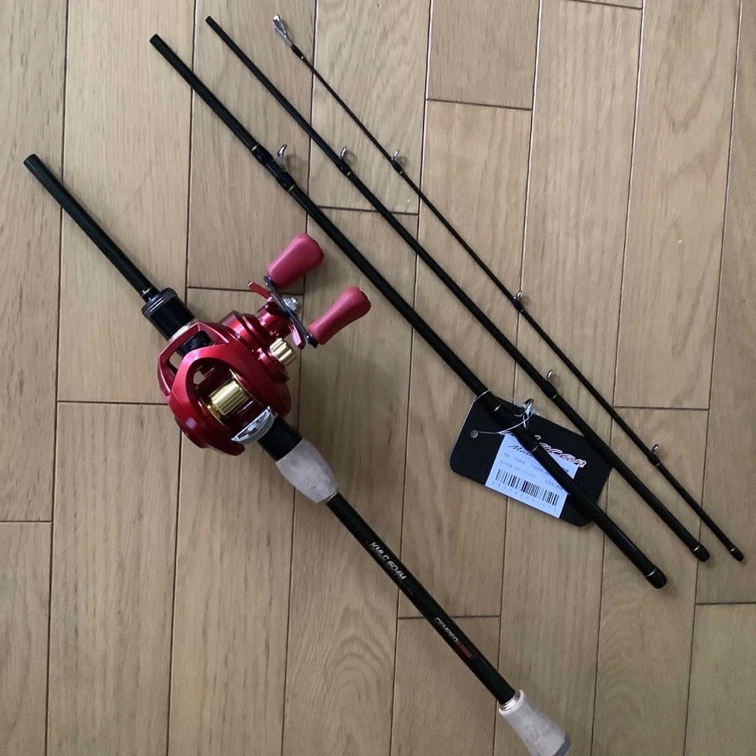タイラバ　タコ釣り　オフショア　1.8m 4ピースベイトロッド&ベイトリール タイラバ タコ釣り オフショア 1.8m 4ピースベイトロッド&ベイトリール