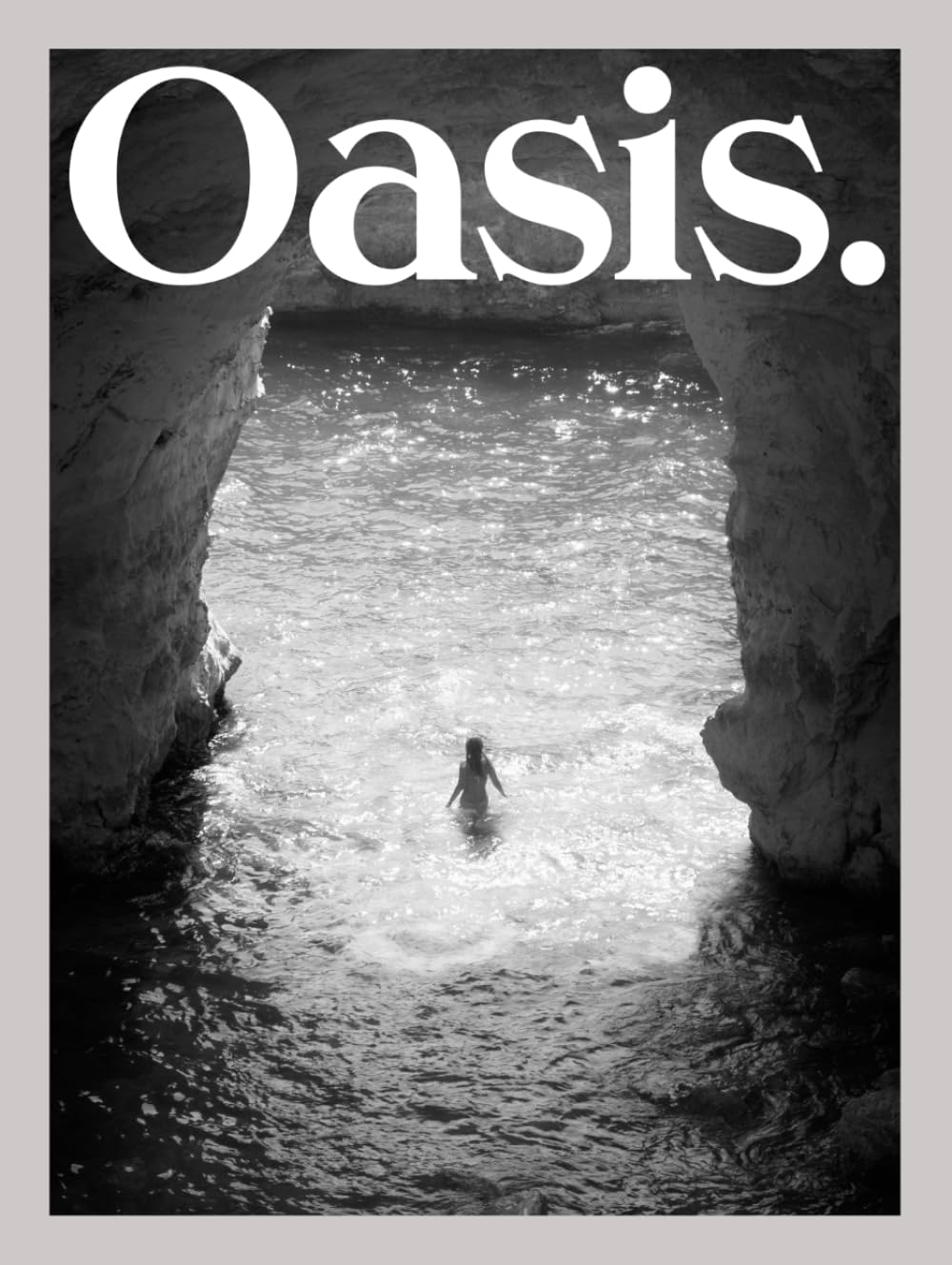 Oasis: Coastal Destinations From Around the World | Modern Black & White Ocean Coffee Table Book (Coffee Table Essentials)      Hardcover – Large Print, November 22, 2025