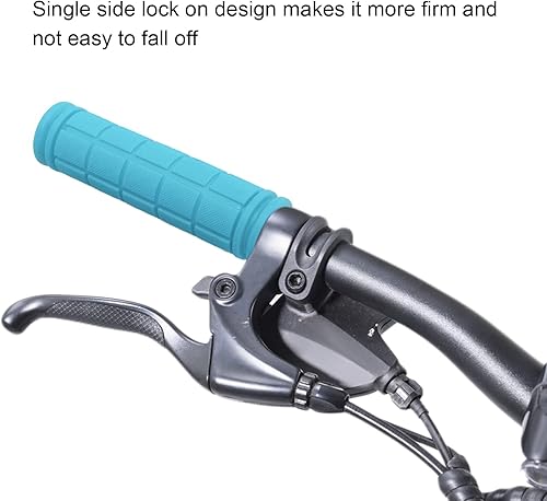 Miniatura 2 de Pilipane 1 par de empuñaduras de bicicletas, fundas de goma suave para manillar de bicicletas, evita resbalones y de larga duración, agarres de