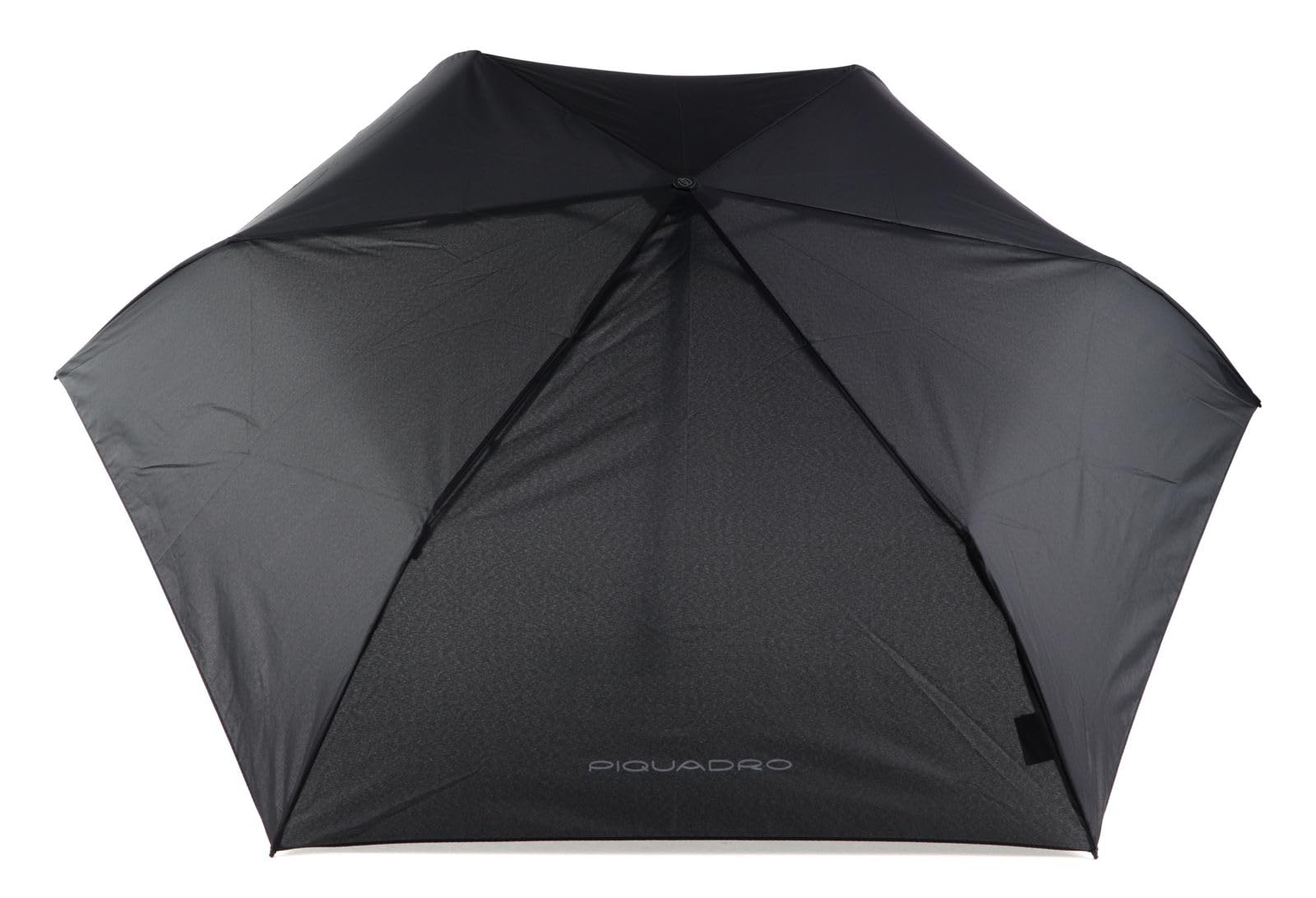 Piquadro -Kompakter Regenschirm Automatik Sturmsicher Metall-Unisex-Schwarz | Automatische Öffnung, Verstärkte Struktur, Windbeständig, Platzsparend