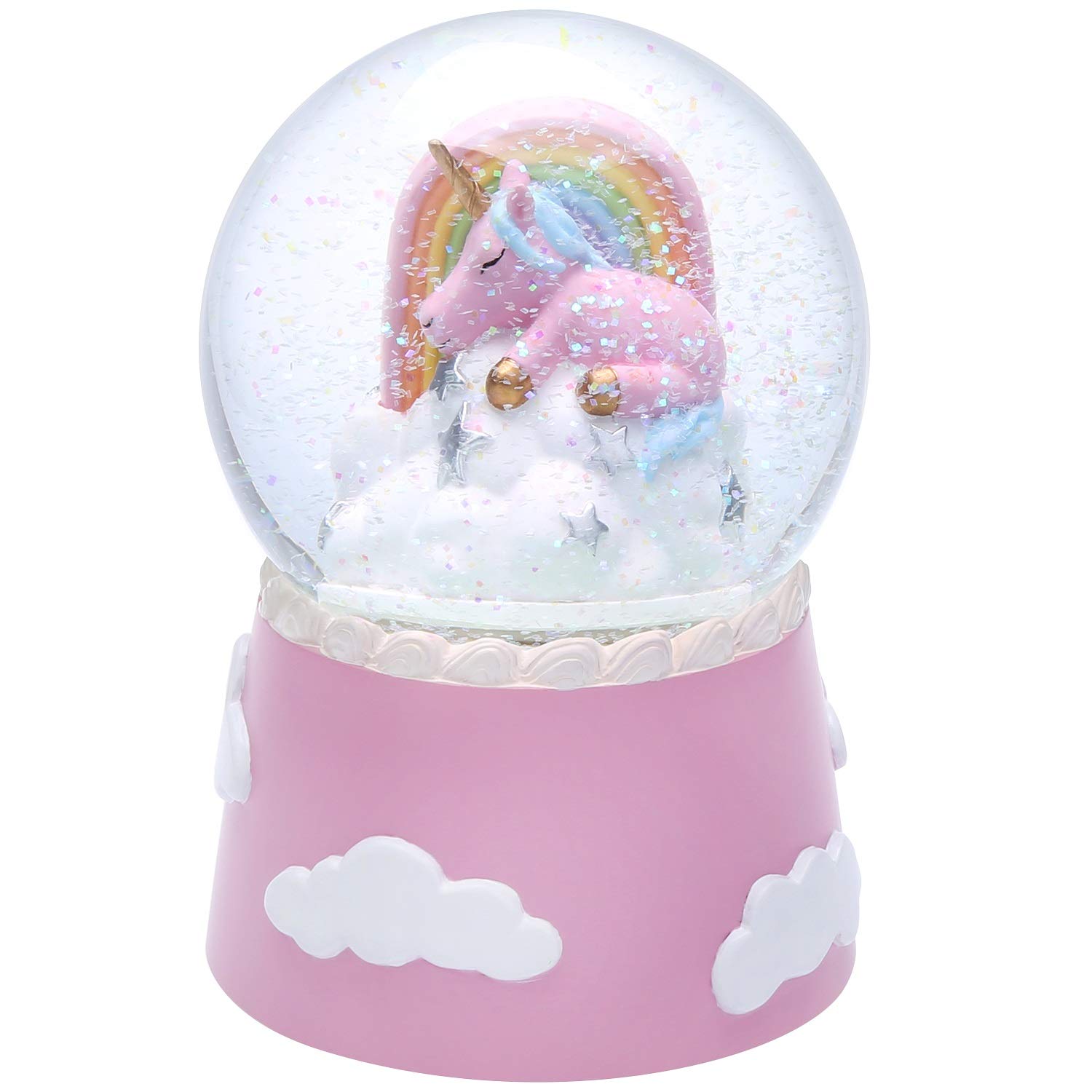 Buy J JHOUSELIFESTYLE Unicorn Snow Globe Snow Globes for Girls, Snow