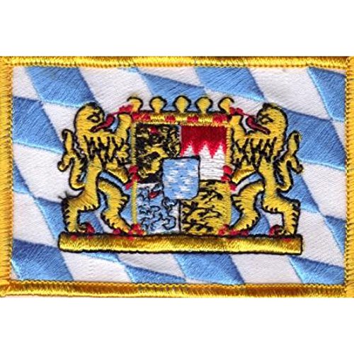 Sachsen Wappen Patch - Bestickter Aufnäher Für Jacken & Rucksäcke