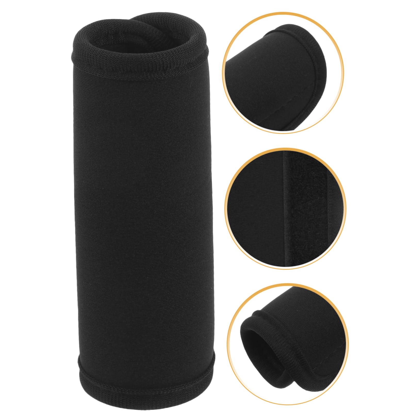 Healeved 5 Series Funda para Asa De Equipaje Maletas Identificador De Equipaje Envoltura De Agarre De Maleta Envoltura De Mango De Equipaje Envoltura De Equipaje Neopreno Negro 2 Piezas X 5