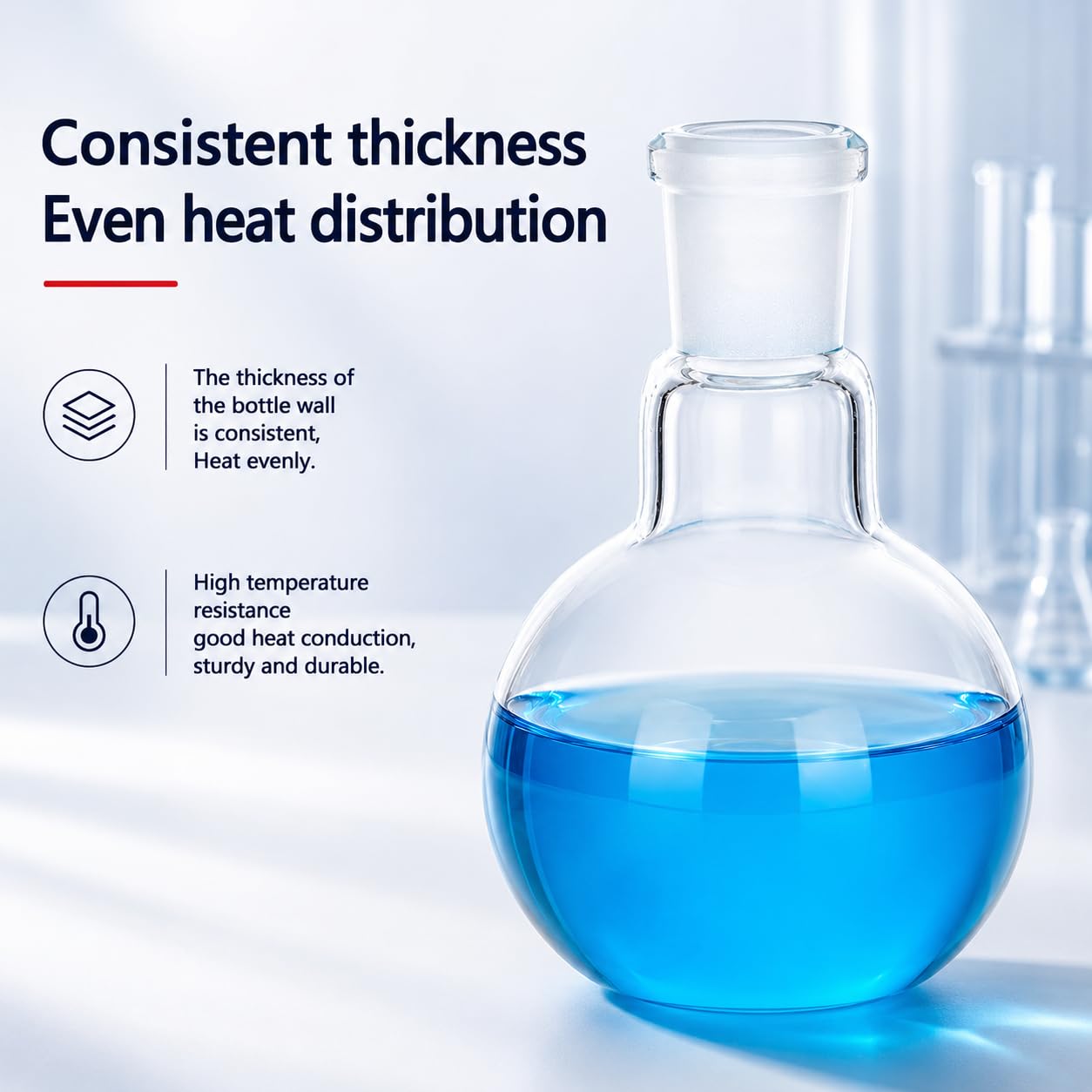 Borosilikat Glas Soxhlet Typ Extraktionsgerät Laborglas Kit Soxhlet Extraktor mit Kondensator und Flachbodenkolbe für Labor-Skala Reflux (60ml)