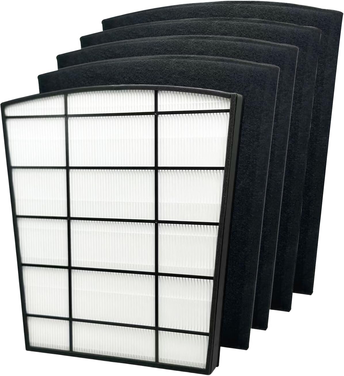 Replacement Filter Set Compatible with Hunter HP800 Air Purifier,H13 True + 4 x Activated Carbon Pre-Filter Air Clean Dust VOCs Odor