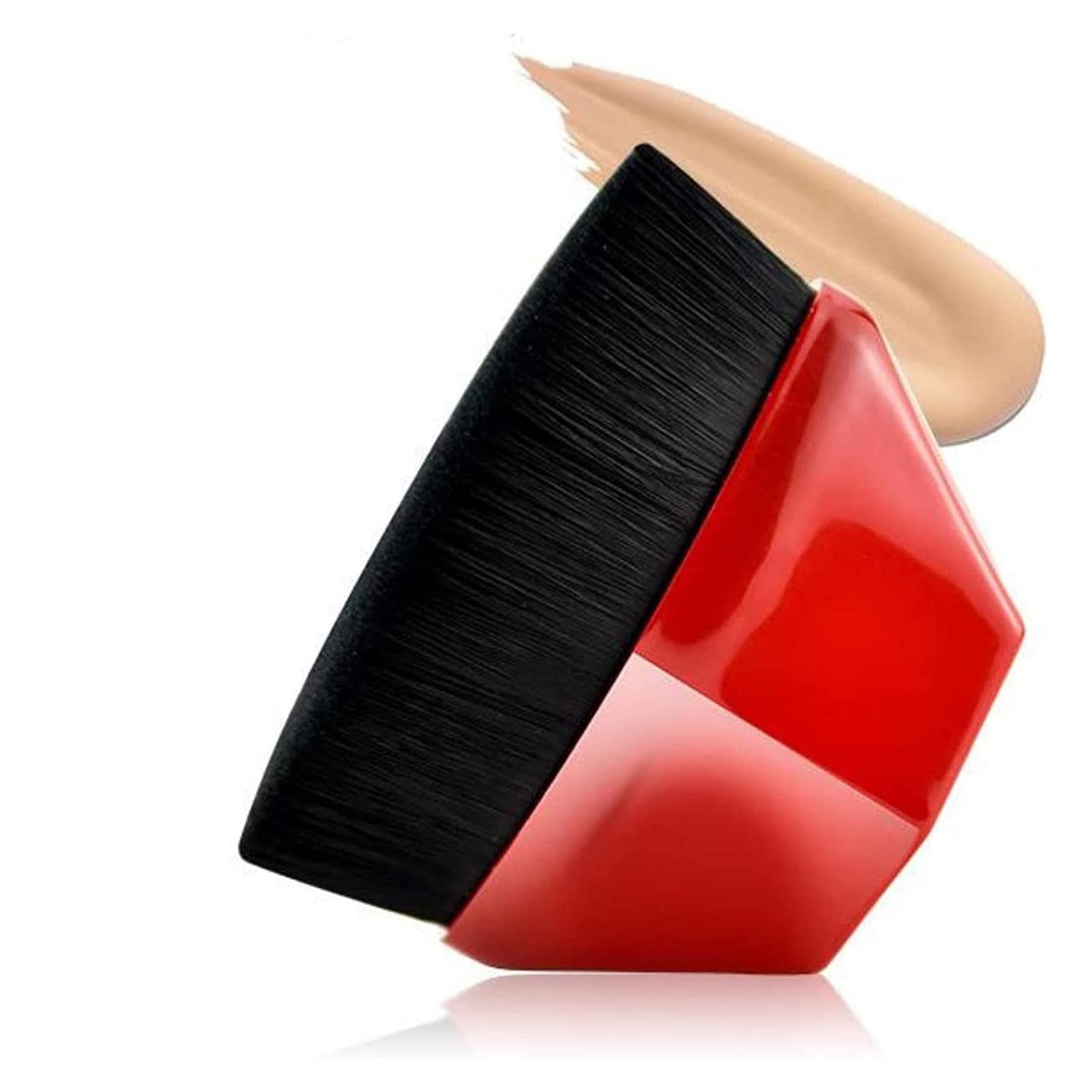 Foundation Makeup Brush, Flat Top Foundation Brush, Flawless Foundation Brush for Liquid Makeup (Style D)