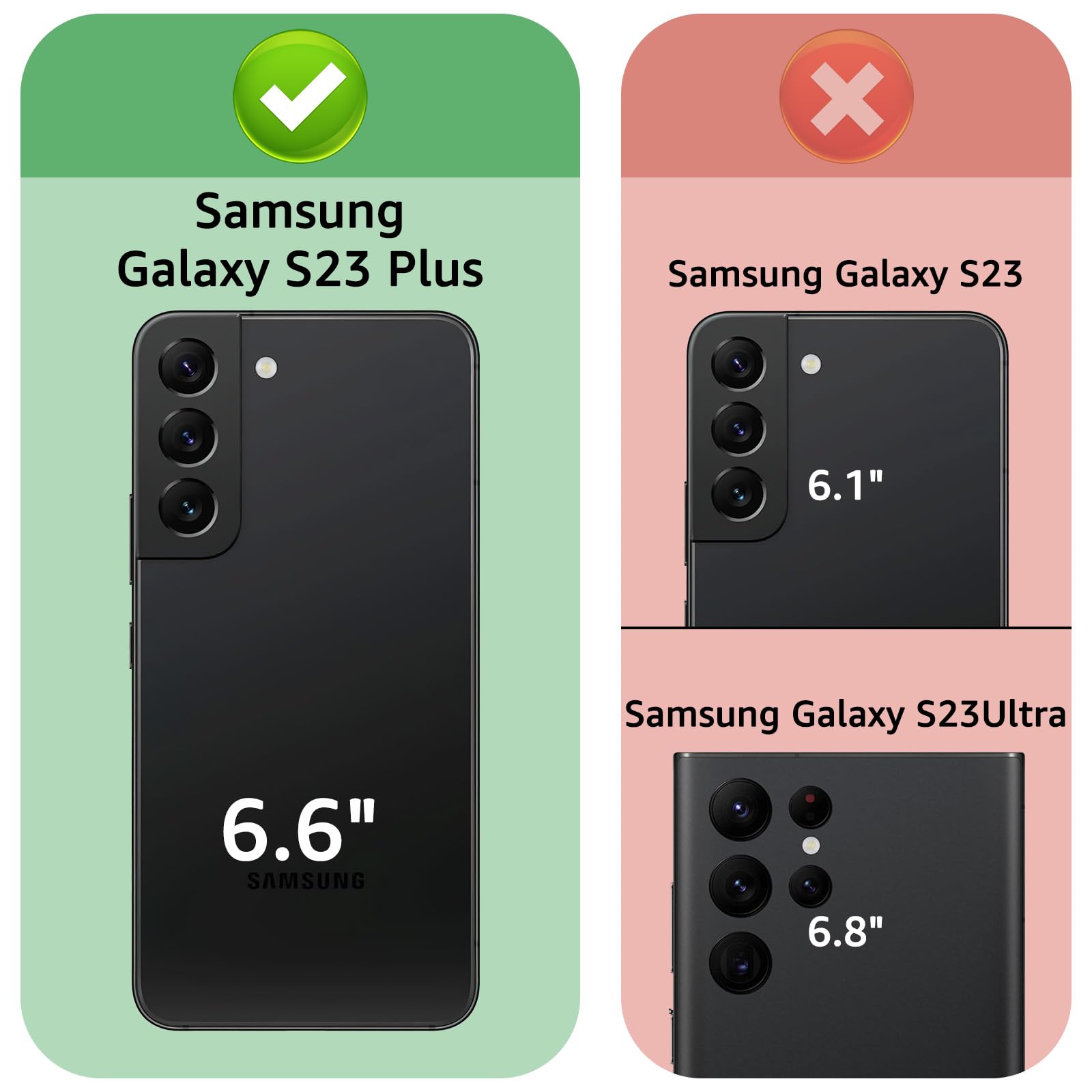 XcaseBar for Samsung Galaxy S23 Plus Wallet case with Zipper ?RFID Blocking? Credit Card Holder, Flip Folio Book PU Leather Phone case Shockproof Cover Women Men for Samsung S23Plus case Blue Green